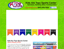 Tablet Screenshot of kidsaretops.com